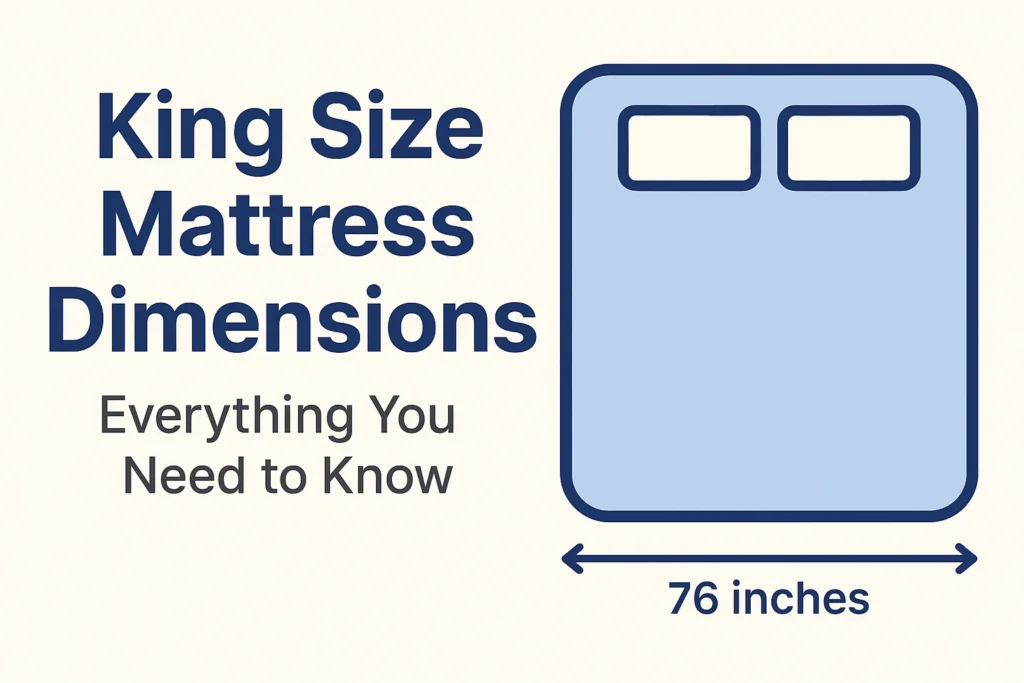 King size mattress dimensions chart
King vs California king size comparison
Bedroom layout with king size mattress
