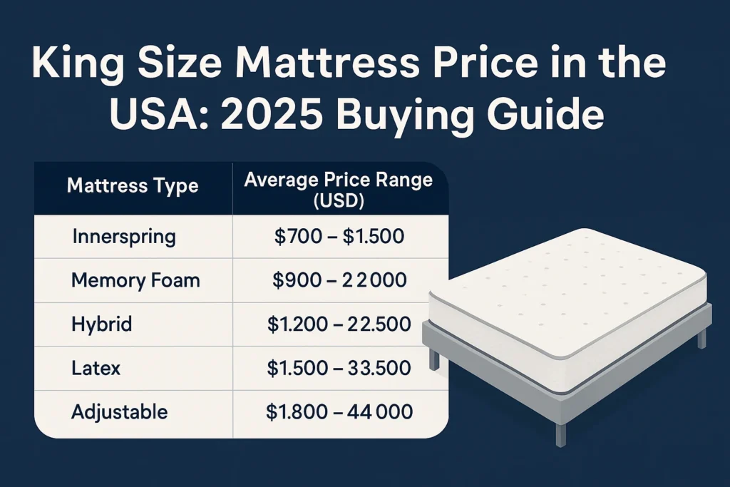 king size mattress price